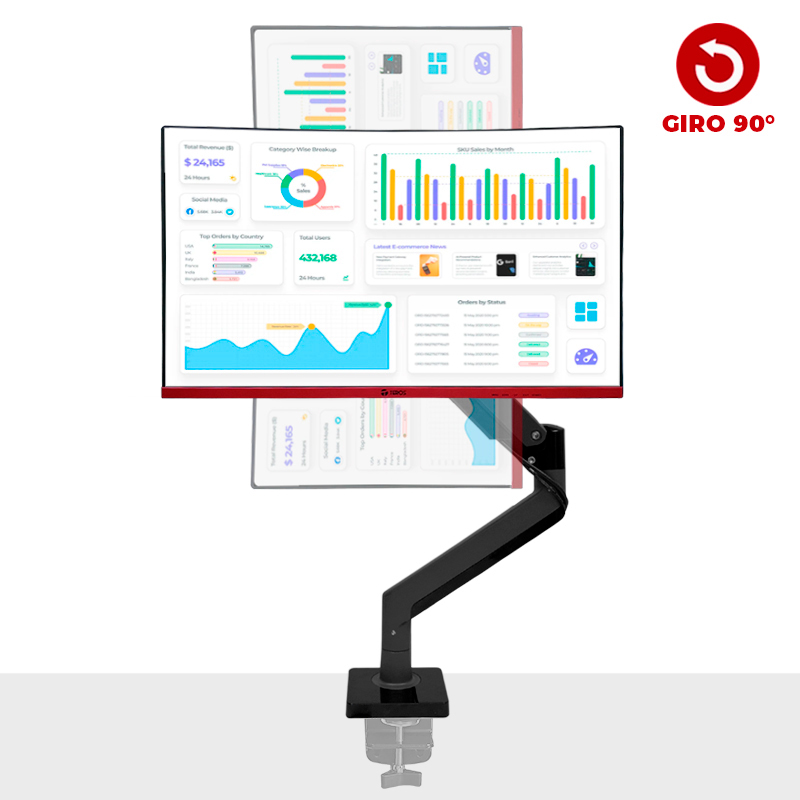Vista 2 de Lenovo Soporte para monitor