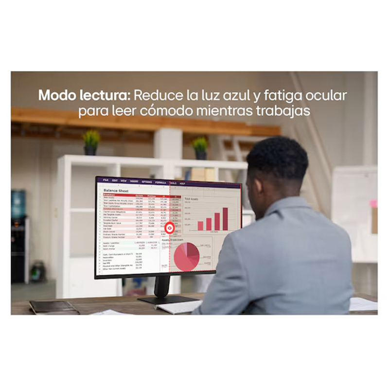 Vista 10 de Lenovo Monitor plano U4 de 27″